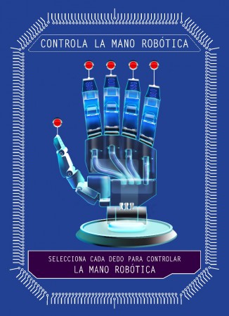 Diseño de mano robótica (idea original de la empresa)